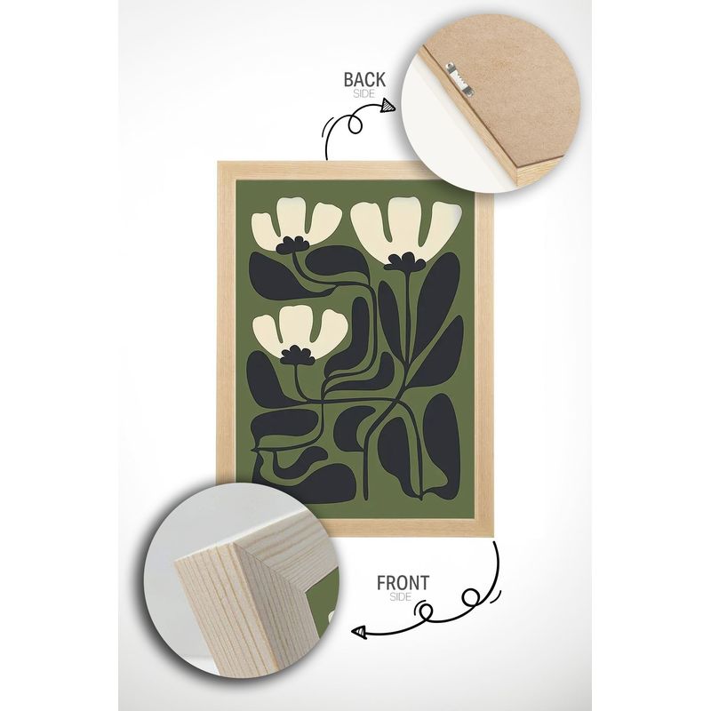 Casa si Gradina - Decoratiuni - Tablouri - Set tablouri cu ramă (3 bucăți) Wallxpert, MDF, 33 x 48 cm, multicolor, 786DKT1612 - Infinity.ro