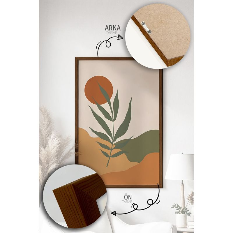 Casa si Gradina - Decoratiuni - Tablouri - Set tablouri cu ramă (3 bucăți) Wallxpert, MDF, 33 x 48 cm, multicolor, 786DKT1861 - Infinity.ro