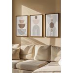 Casa si Gradina - Decoratiuni - Tablouri - Set tablouri cu ramă (3 bucăți) Wallxpert, MDF, 33 x 48 cm, multicolor, 786DKT1912 - Infinity.ro