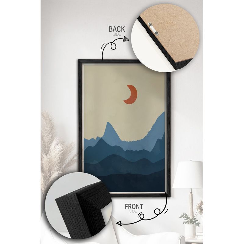 Casa si Gradina - Decoratiuni - Tablouri - Set tablouri cu ramă (3 bucăți) Wallxpert, MDF, 34 x 49 x 1.5 cm, multicolor, 786DKT1540 - Infinity.ro