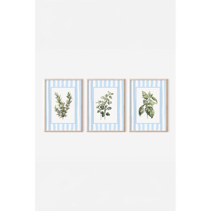 Casa si Gradina - Decoratiuni - Tablouri - Set tablouri cu ramă (3 bucăți) Wallxpert, MDF, 50 x 70 cm, multicolor, 786DKT2239 - Infinity.ro