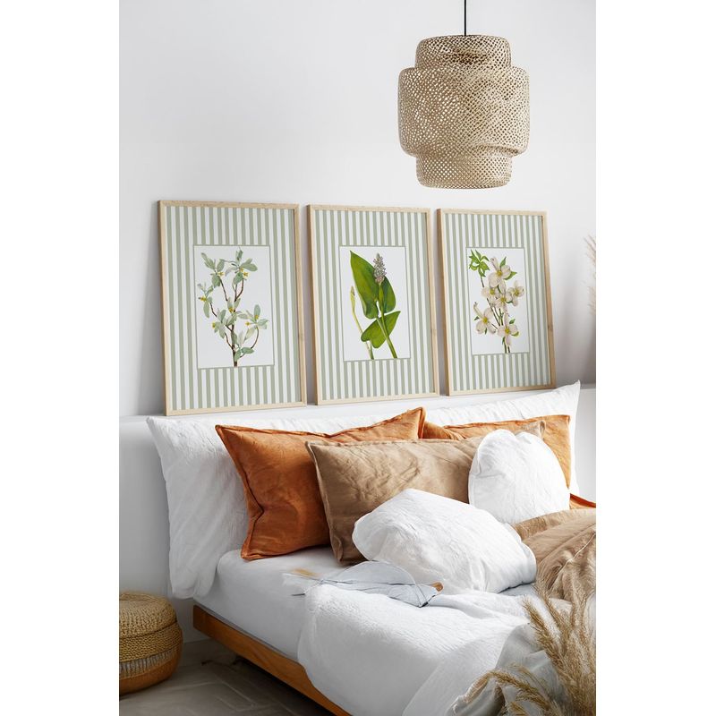 Casa si Gradina - Decoratiuni - Tablouri - Set tablouri cu ramă (3 bucăți) Wallxpert, MDF, 50 x 70 cm, multicolor, 786DKT2240 - Infinity.ro