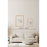Casa si Gradina - Decoratiuni - Tablouri - Set tablouri cu ramă (3 bucăți) Wallxpert, MDF, 50 x 70 cm, multicolor, 786DKT1487 - Infinity.ro