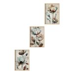 Casa si Gradina - Decoratiuni - Tablouri - Set tablouri MDF cu ramă (3 bucăți) Wallxpert, MDF, 20 x 30 cm, multicolor, 693BSE2181 - Infinity.ro