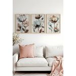 Casa si Gradina - Decoratiuni - Tablouri - Set tablouri MDF cu ramă (3 bucăți) Wallxpert, MDF, 20 x 30 cm, multicolor, 693BSE2181 - Infinity.ro