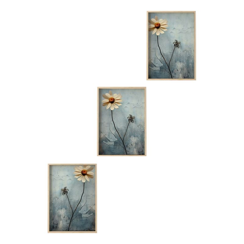 Casa si Gradina - Decoratiuni - Tablouri - Set tablouri MDF cu ramă (3 bucăți) Wallxpert, MDF, 35 x 50 cm, multicolor, 693BSE2151 - Infinity.ro