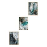 Casa si Gradina - Decoratiuni - Tablouri - Set tablouri MDF cu ramă (3 bucăți) Wallxpert, MDF, 50 x 70 cm, multicolor, 693BSE2136 - Infinity.ro