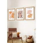 Casa si Gradina - Decoratiuni - Tablouri - Set tablouri MDF cu ramă (3 bucăți) Wallxpert, MDF, 50 x 70 cm, multicolor, 902LMN1522 - Infinity.ro