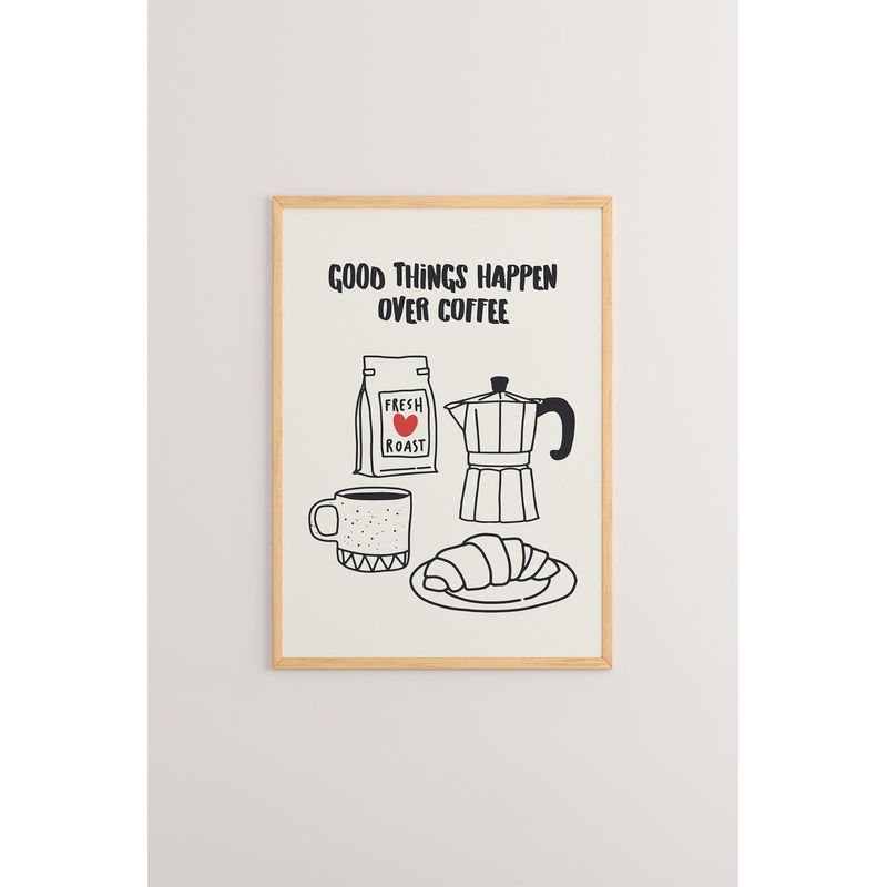 Casa si Gradina - Decoratiuni - Tablouri - Tablou cu ramă Wallxpert, lemn masiv, 33 x 48 cm, multicolor, 786DKT1627 - Infinity.ro