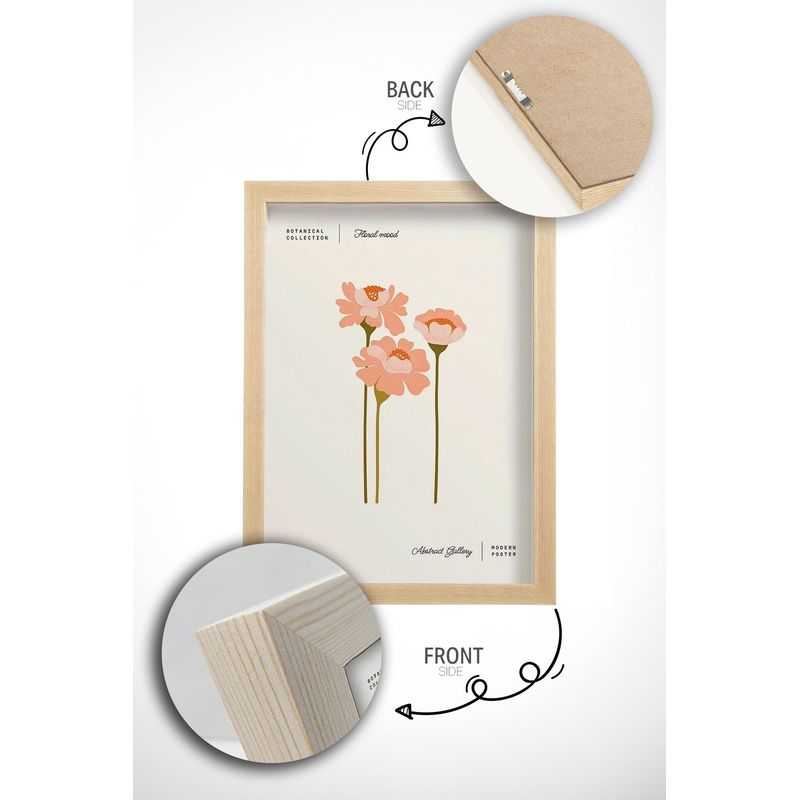 Casa si Gradina - Decoratiuni - Tablouri - Tablou cu ramă Wallxpert, lemn masiv, 33 x 48 cm, multicolor, 786DKT1627 - Infinity.ro