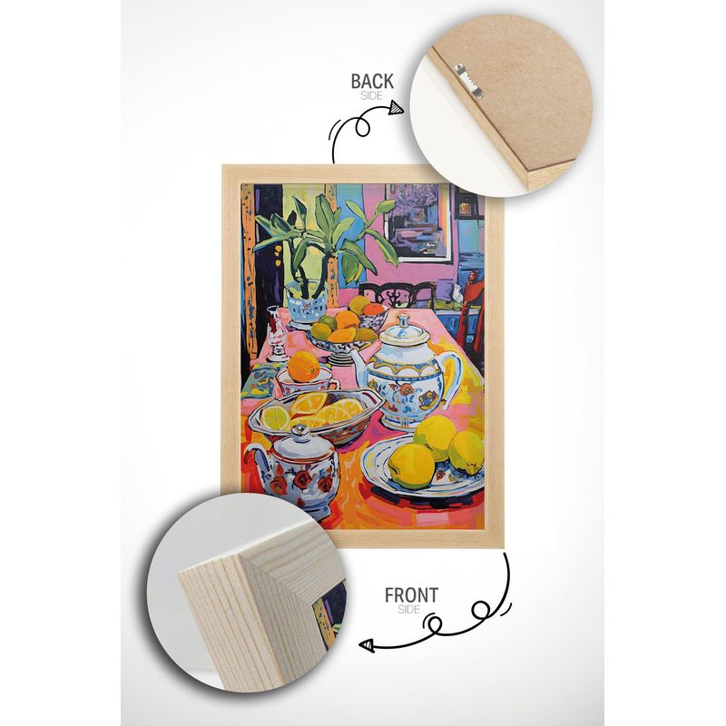 Casa si Gradina - Decoratiuni - Tablouri - Tablou cu ramă Wallxpert, lemn masiv, 33 x 48 cm, multicolor, 786DKT1652 - Infinity.ro