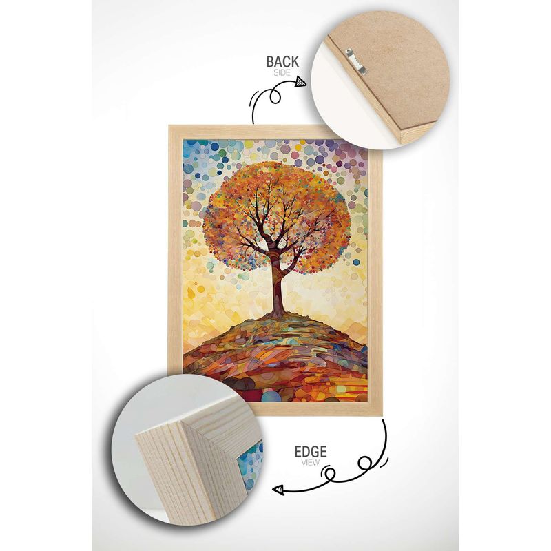 Casa si Gradina - Decoratiuni - Tablouri - Tablou cu ramă Wallxpert, MDF, 33 x 48 cm, multicolor, 786DKT2048 - Infinity.ro