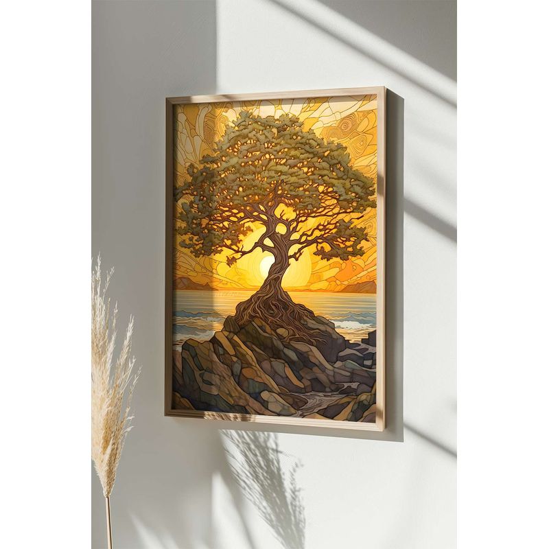 Casa si Gradina - Decoratiuni - Tablouri - Tablou cu ramă Wallxpert, MDF, 33 x 48 cm, multicolor, 786DKT2051 - Infinity.ro
