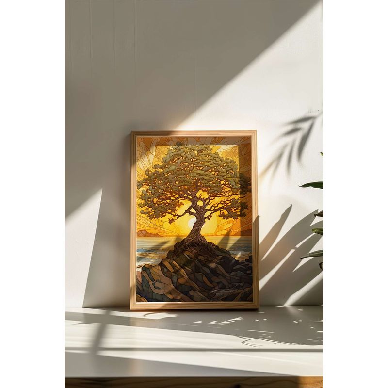 Casa si Gradina - Decoratiuni - Tablouri - Tablou cu ramă Wallxpert, MDF, 33 x 48 cm, multicolor, 786DKT2051 - Infinity.ro