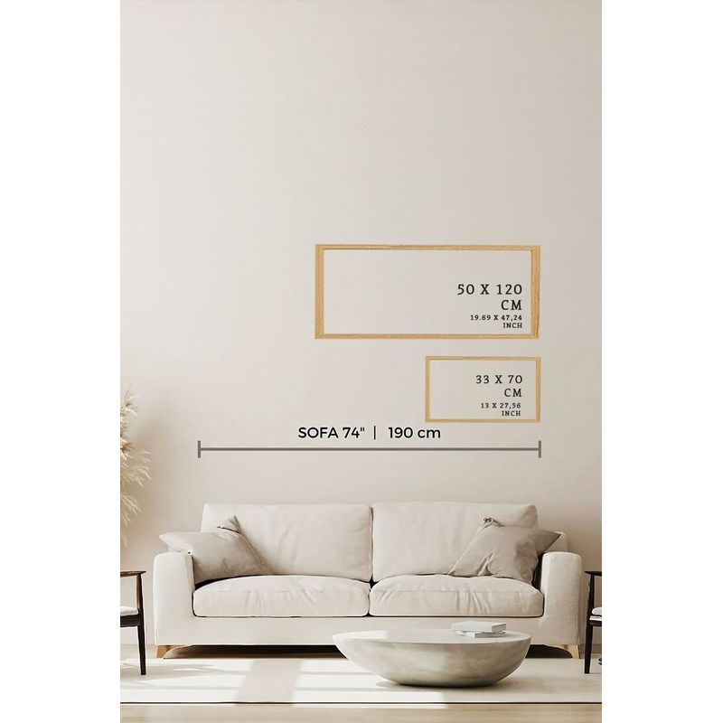 Casa si Gradina - Decoratiuni - Tablouri - Tablou cu ramă Wallxpert, MDF, 33 x 70 cm, multicolor, 786DKT2156 - Infinity.ro