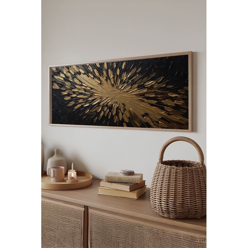 Casa si Gradina - Decoratiuni - Tablouri - Tablou cu ramă Wallxpert, MDF, 50 x 120 cm, multicolor, 185QBC1120 - Infinity.ro