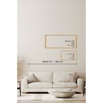 Casa si Gradina - Decoratiuni - Tablouri - Tablou cu ramă Wallxpert, MDF, 50 x 120 cm, multicolor, 185QBC1120 - Infinity.ro
