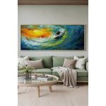 Casa si Gradina - Decoratiuni - Tablouri - Tablou cu ramă Wallxpert, MDF, 33 x 70 cm, multicolor, 786DKT2185 - Infinity.ro