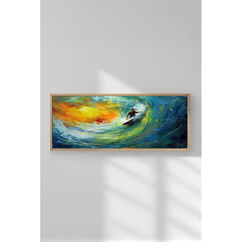 Casa si Gradina - Decoratiuni - Tablouri - Tablou cu ramă Wallxpert, MDF, 33 x 70 cm, multicolor, 786DKT2185 - Infinity.ro