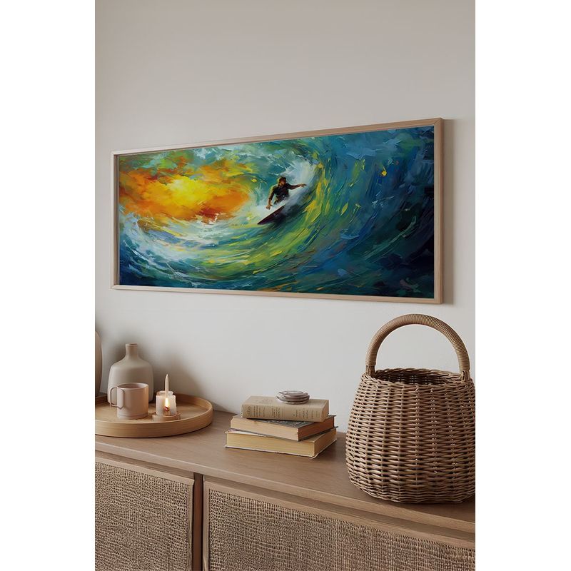 Casa si Gradina - Decoratiuni - Tablouri - Tablou cu ramă Wallxpert, MDF, 33 x 70 cm, multicolor, 786DKT2185 - Infinity.ro