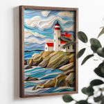 Casa si Gradina - Decoratiuni - Tablouri - Tablou MDF cu ramă Wallxpert, MDF, ramă din lemn de pin, 35 x 47 x 2 cm, multicolor, 856EVL2596 - Infinity.ro