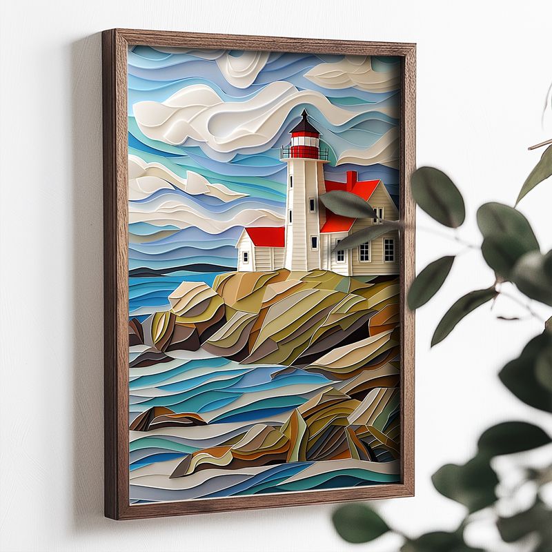 Casa si Gradina - Decoratiuni - Tablouri - Tablou MDF cu ramă Wallxpert, MDF, ramă din lemn de pin, 35 x 47 x 2 cm, multicolor, 856EVL2596 - Infinity.ro