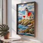 Casa si Gradina - Decoratiuni - Tablouri - Tablou MDF cu ramă Wallxpert, MDF, ramă din lemn de pin, 35 x 47 x 2 cm, multicolor, 856EVL2596 - Infinity.ro