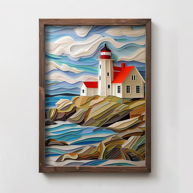 Casa si Gradina - Decoratiuni - Tablouri - Tablou MDF cu ramă Wallxpert, MDF, ramă din lemn de pin, 35 x 47 x 2 cm, multicolor, 856EVL2596 - Infinity.ro