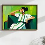 Casa si Gradina - Decoratiuni - Tablouri - Tablou MDF cu ramă Wallxpert, MDF, ramă din lemn de pin, 35 x 47 x 2 cm, multicolor, 856EVL2830 - Infinity.ro