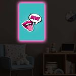 Casa si Gradina - Decoratiuni - Tablouri - Tablou pe pânză cu LED Wallxpert, lemn, 45 x 70 cm, multicolor, 239SHN4544 - Infinity.ro