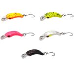 Sport si Outdoor - Sporturi acvatice - Pescuit - Nade si momeli - Set 5 micro voblere suspending FISHINGBOX MAKE FISHING BETTER, 3.7cm 1.5g pentru pescuit la pastrav biban si clean - Infinity.ro