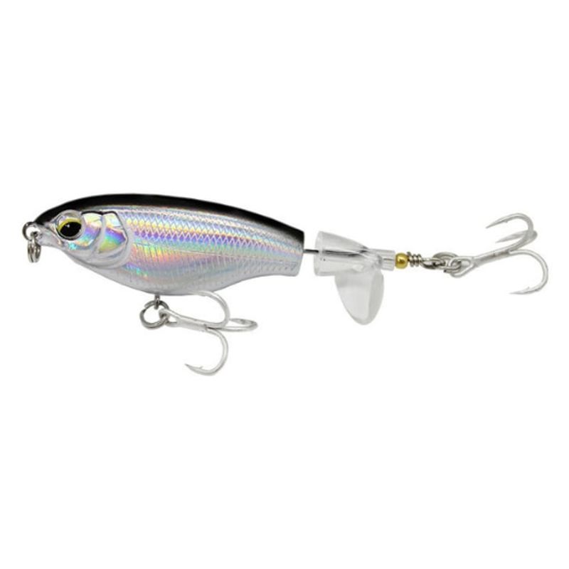 Sport si Outdoor - Sporturi acvatice - Pescuit - Nade si momeli - Vobler de suprafata cu coada rotativa 75mm 6g, FISHINGBOX MAKE FISHING BETTER, momeala pescuit la suprafata, plutitor, zgomot puternic, model 1 - Infinity.ro