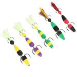 Sport si Outdoor - Sporturi acvatice - Pescuit - Nade si momeli - Set 5 naluci Mandula pescuit la salau stiuca si somn, pe substrat, momeala de adancime, jig articulat, Model 3 - Infinity.ro