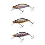 Sport si Outdoor - Sporturi acvatice - Pescuit - Nade si momeli - Set 3 voblere Sinking Minnow 51mm, 5.1g, culori naturale - Infinity.ro