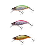 Sport si Outdoor - Sporturi acvatice - Pescuit - Nade si momeli - Set 3 voblere, FISHINGBOX, Minnow, 51mm, 5.1g, multicolor - Infinity.ro