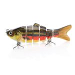 Sport si Outdoor - Sporturi acvatice - Pescuit - Nade si momeli - Vobler articulat swimbait pescuit la stiuca, 6 segmenti flexibili, evolutie 1-3m, 10cm 17,5g, model 1 - Infinity.ro