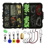 Sport si Outdoor - Sporturi acvatice - Pescuit - Plumbi si momitoare - Set 172 accesorii Fishingbox, pescuit la spinning, crap, carlige si greutati si accesorii pentru monturi pescuit - Infinity.ro