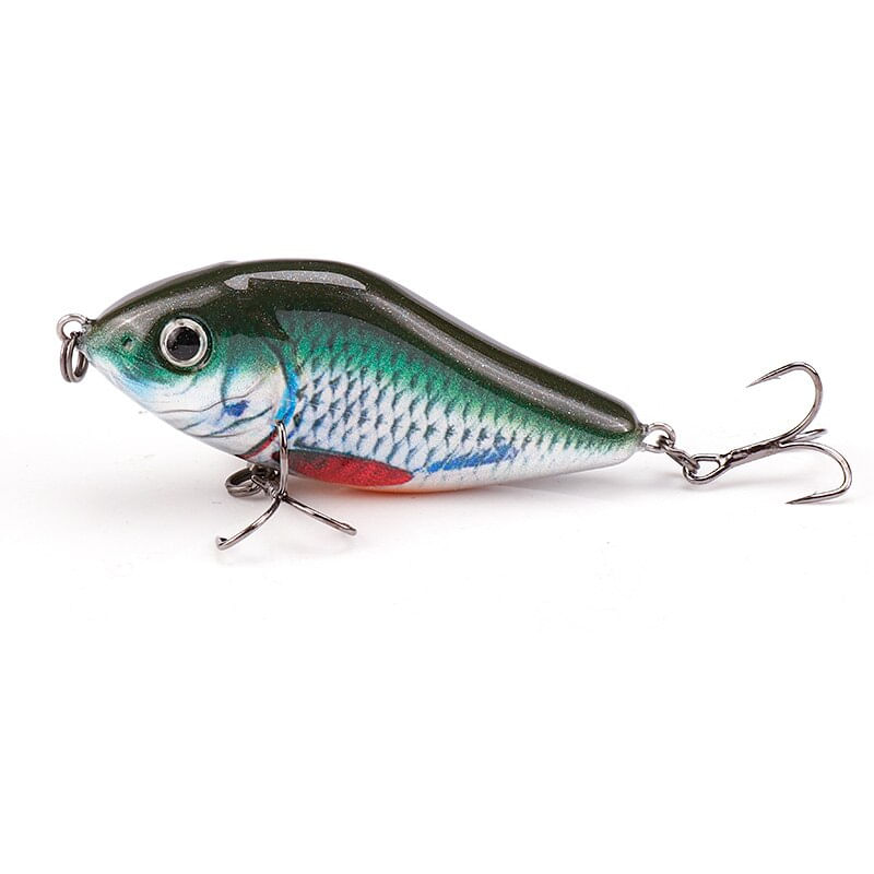 Sport si Outdoor - Sporturi acvatice - Pescuit - Nade si momeli - Slider 8cm 24g, FISHINGBOX MAKE FISHING BETTER, vobler scufundator pentru stiuca, adancime, Crankbait, Rattling, model 2 - Infinity.ro