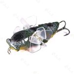 Sport si Outdoor - Sporturi acvatice - Pescuit - Nade si momeli - Naluca pescuit insecta cicada 7.8cm 15.4 grame cu duble palete rotative ce atrag pestii rapitori, FISHINGBOX MAKE FISHING BETTER, model 4 - Infinity.ro