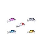 Sport si Outdoor - Sporturi acvatice - Pescuit - Nade si momeli - Set 5 voblere mini FISHINGBOX MAKE FISHING BETTER, 3 cm, 1.8 g, naluci pescuit la spinning clean biban pastrav stiuca, cutie transport - Infinity.ro