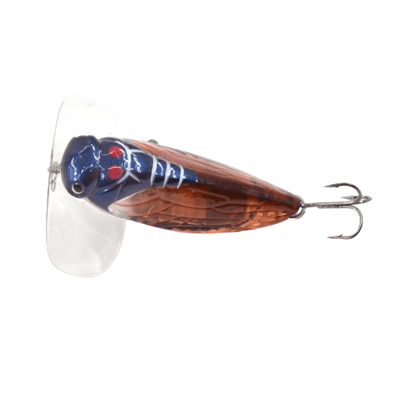Sport si Outdoor - Sporturi acvatice - Pescuit - Nade si momeli - Cicada MakeBass 5.5cm 7.5g, maro inchis, cicada pescuit la clean, biban, pastrav, model 3 - Infinity.ro
