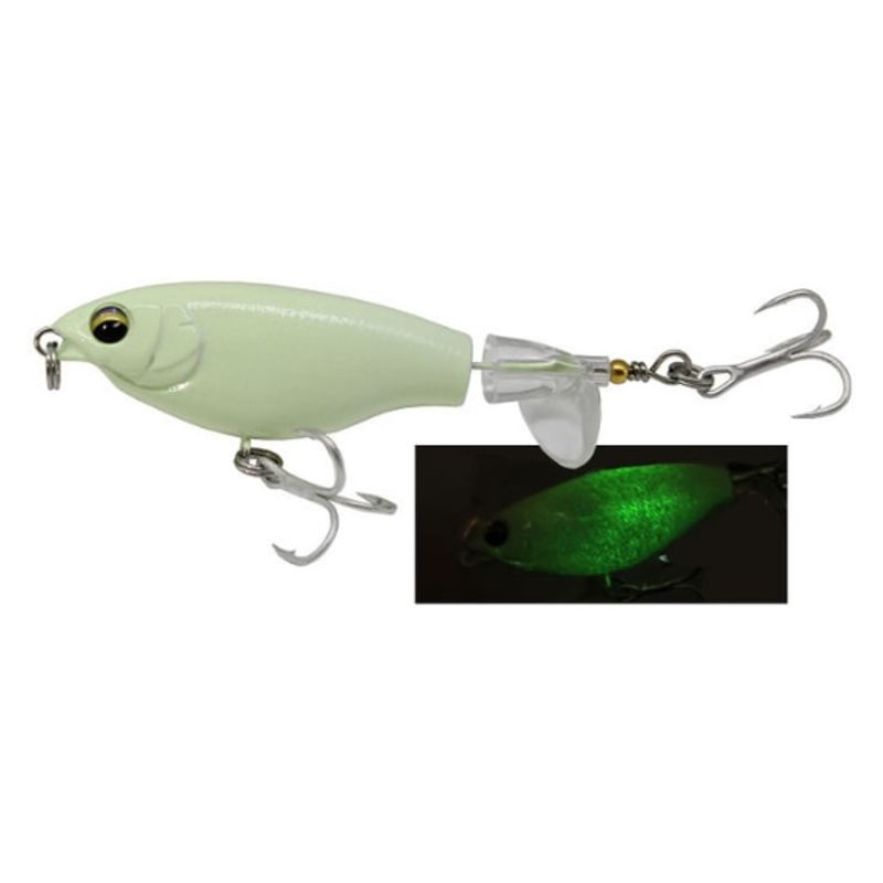 Sport si Outdoor - Sporturi acvatice - Pescuit - Nade si momeli - Vobler de suprafata cu coada rotativa 75mm 6g, FISHINGBOX MAKE FISHING BETTER, momeala pescuit la suprafata, plutitor, zgomot puternic, model 4 - Infinity.ro