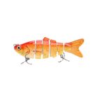 Sport si Outdoor - Sporturi acvatice - Pescuit - Nade si momeli - Vobler articulat swimbait pescuit la stiuca, 6 segmenti flexibili, evolutie 1-3m, 10cm 17,5g, FISHINGBOX MAKE FISHING BETTER, model 5 - Infinity.ro