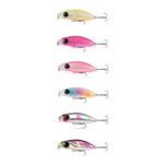 Sport si Outdoor - Sporturi acvatice - Pescuit - Nade si momeli - Set 6 voblere pastrav, plutitoare, suprafata, floating, 3,5cm, 2.5g, pescuit pe ape curgatoare de munte, model 2 - Infinity.ro