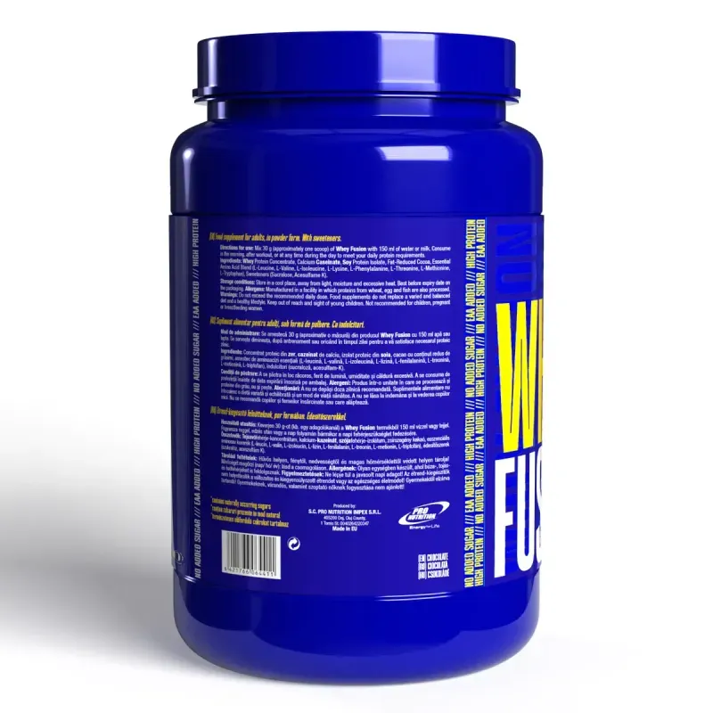 Ingrijire personala si Cosmetice - Sanatate si wellness - Nutritie sportiva - Proteine - Whey Fusion, 900g, Ciocolată - Infinity.ro