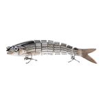Sport si Outdoor - Sporturi acvatice - Pescuit - Nade si momeli - Vobler articulat 8 segmenti FISHINGBOX spinning, stiuca somn pastrav, carlige duble, 14cm 23g, model 4 - Infinity.ro