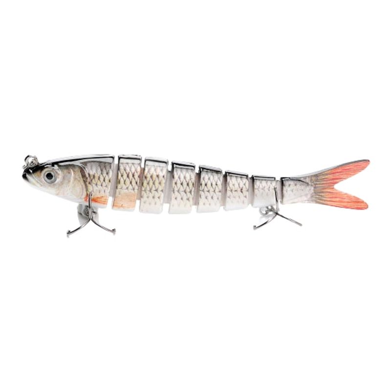 Sport si Outdoor - Sporturi acvatice - Pescuit - Nade si momeli - Vobler articulat 8 segmenti FISHINGBOX spinning, stiuca somn pastrav, carlige duble, 14cm 23g, model 3 - Infinity.ro