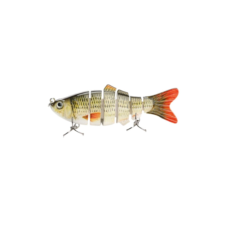 Sport si Outdoor - Sporturi acvatice - Pescuit - Nade si momeli - Vobler articulat swimbait pescuit la stiuca, 6 segmenti flexibili, evolutie 1-3m, 10cm 17,5g, model 3 - Infinity.ro