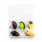 Sport si Outdoor - Sporturi acvatice - Pescuit - Nade si momeli - Set 5 voblere rapitor FishingBox, clean biban pastrav, naluci spinning, 2g 28mm, floating, rapitori mici - Infinity.ro