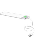 Casa si Gradina - Corpuri si surse de iluminat - Veioze si lampi - Lampi de veghe - Lampa LED senzor miscare Fishingbox, USB, 95lm, magnetica, dressing dulap baie hol scari, 30cm Silver - Infinity.ro